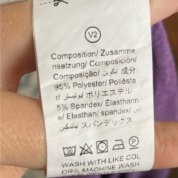 SHEIN Purple Tie-Waist Dress - Picture 7 of 7